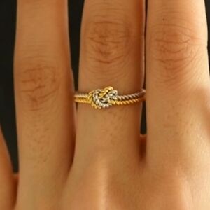 Sterling SilverMother Daughter Ring